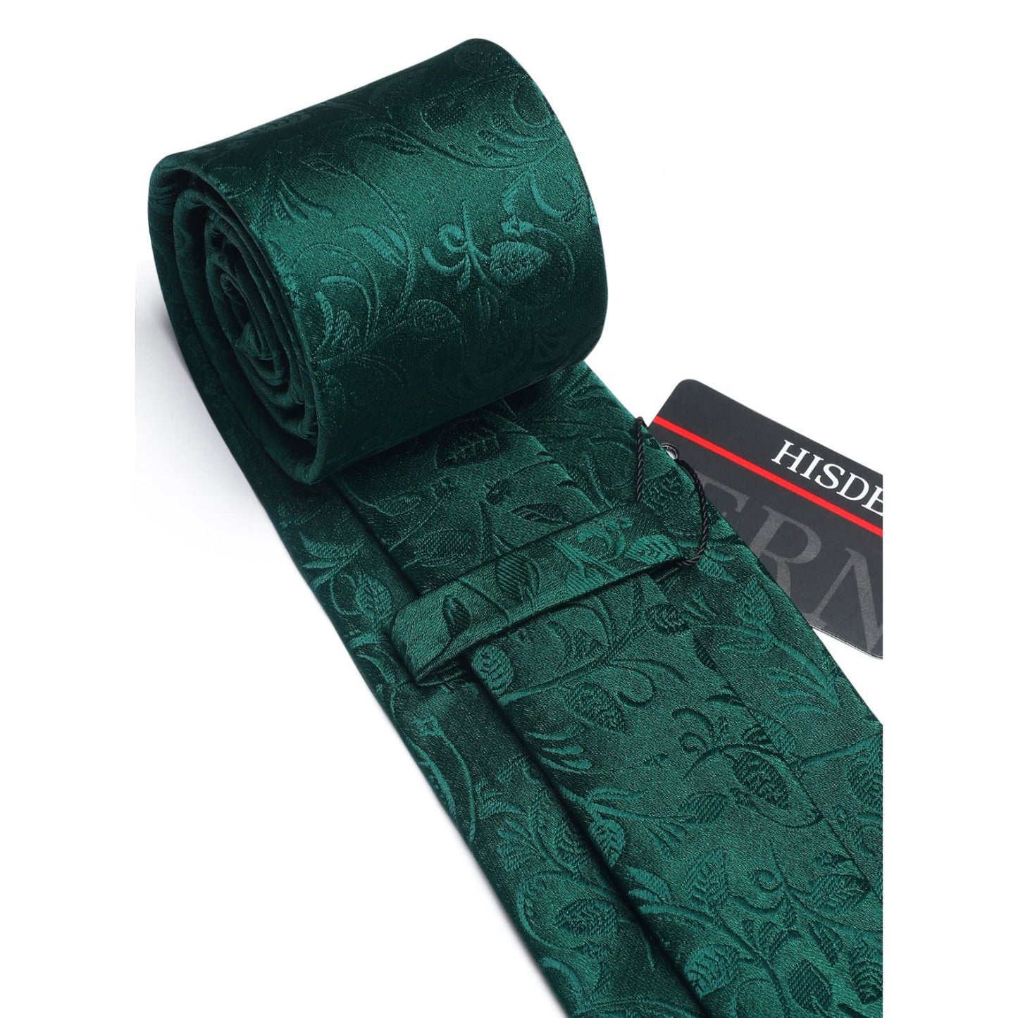 Hisdern Green Floral Wedding Accessories Set