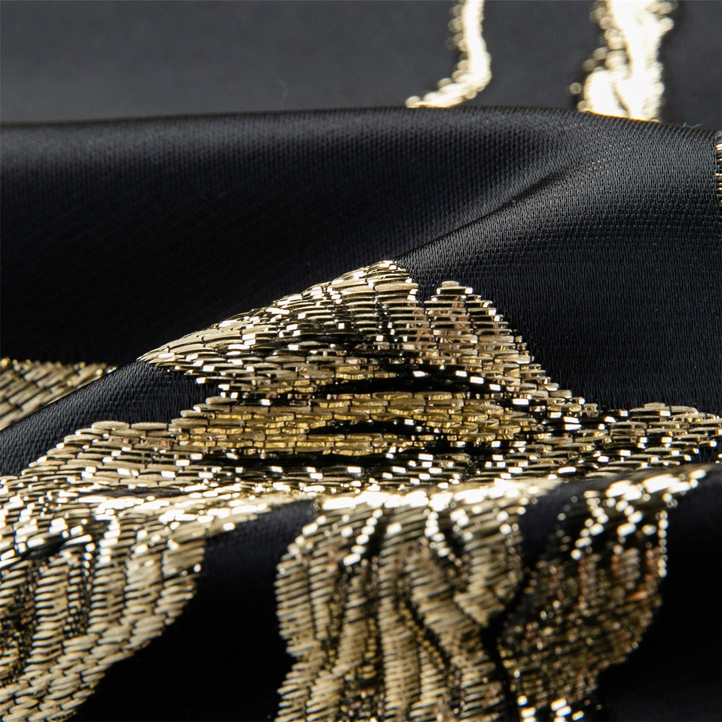 Men's Embroidered 2 Piece Suit Gold Color