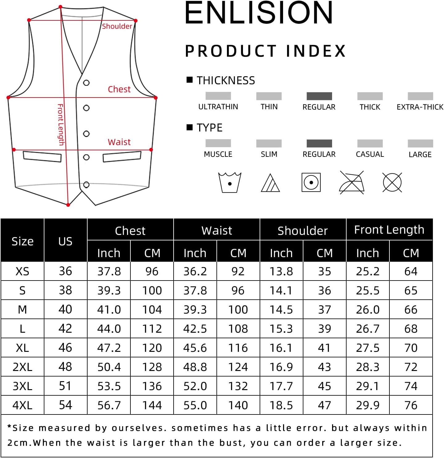 Hisdern Men's Brown Satin Suit Vest Formal Wear