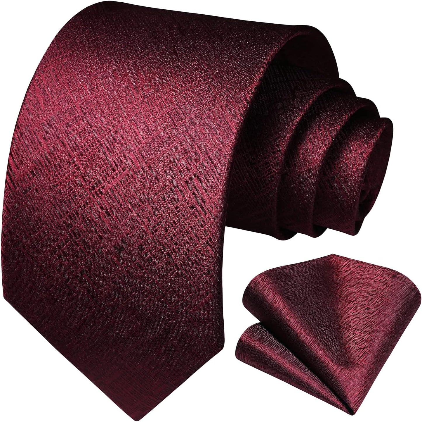 Hisdern Sage Green Houndstooth Wedding Tie Set