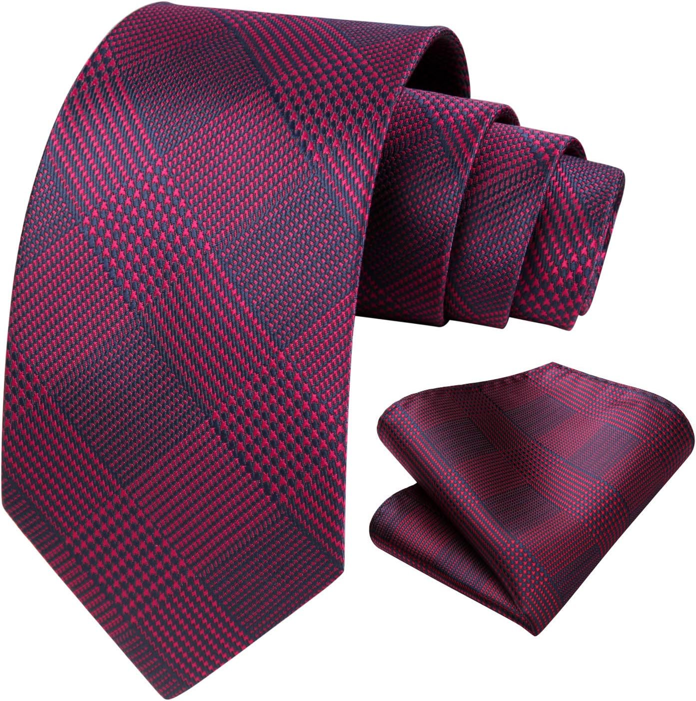 Hisdern Sage Green Houndstooth Wedding Tie Set