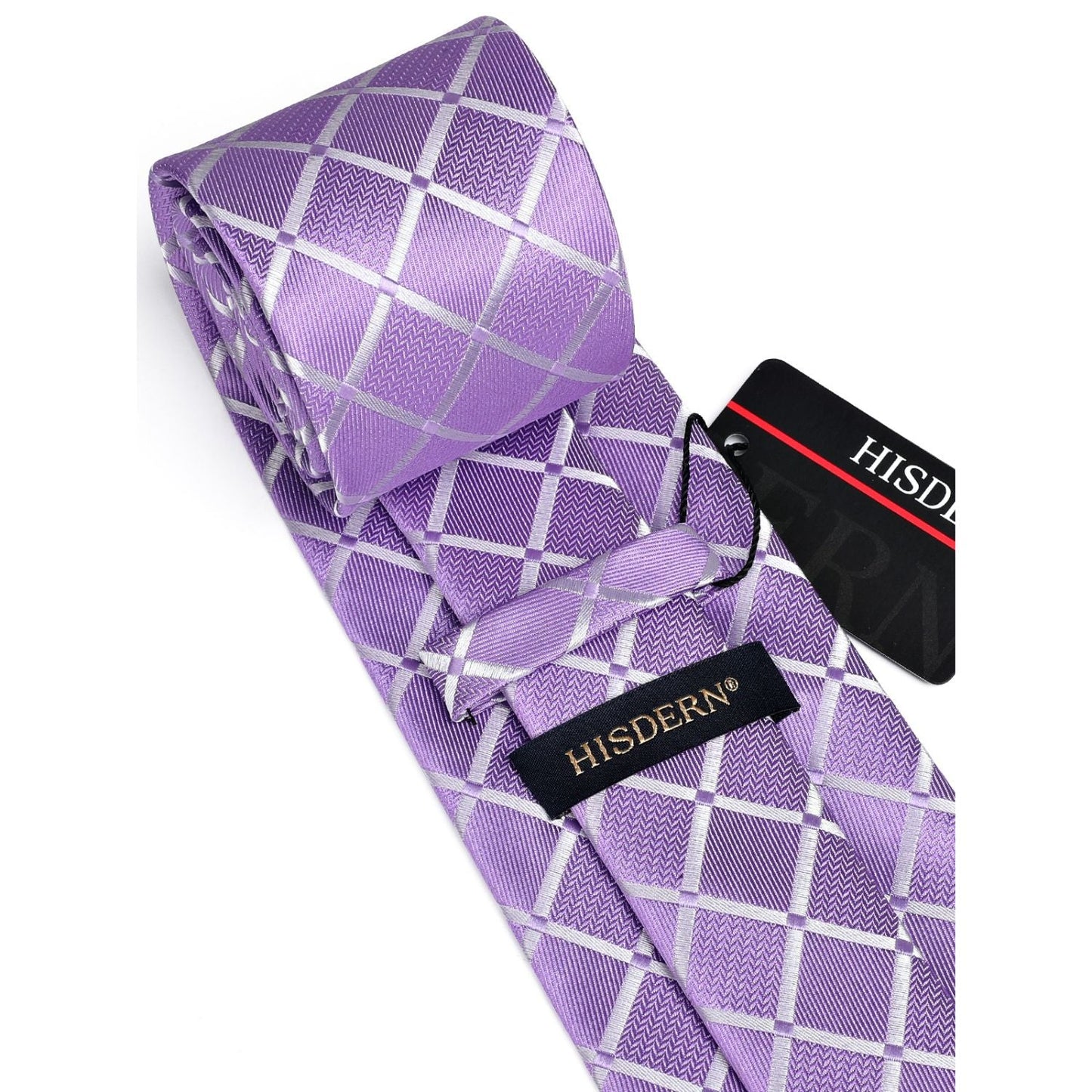Hisdern Mavue Plaid Wedding Accessories Set