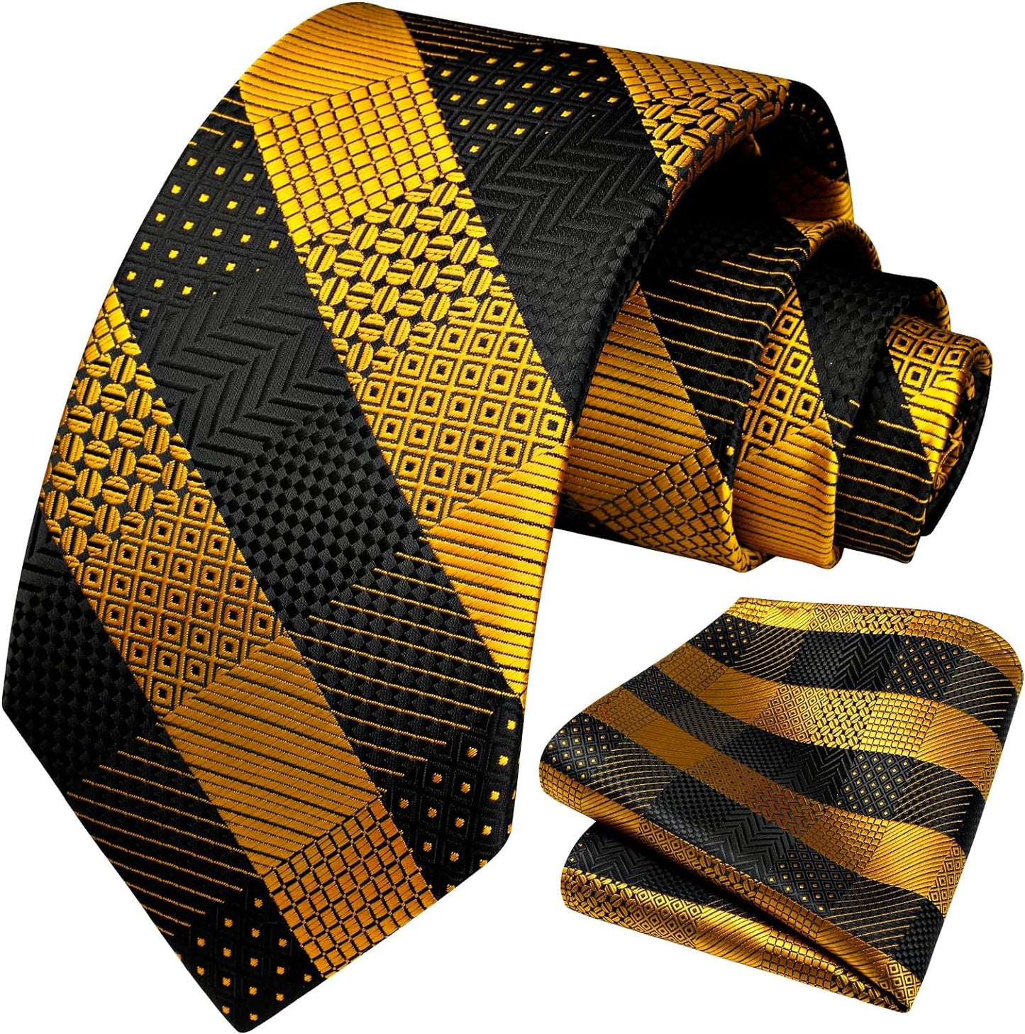 Hisdern Sage Green Houndstooth Wedding Tie Set