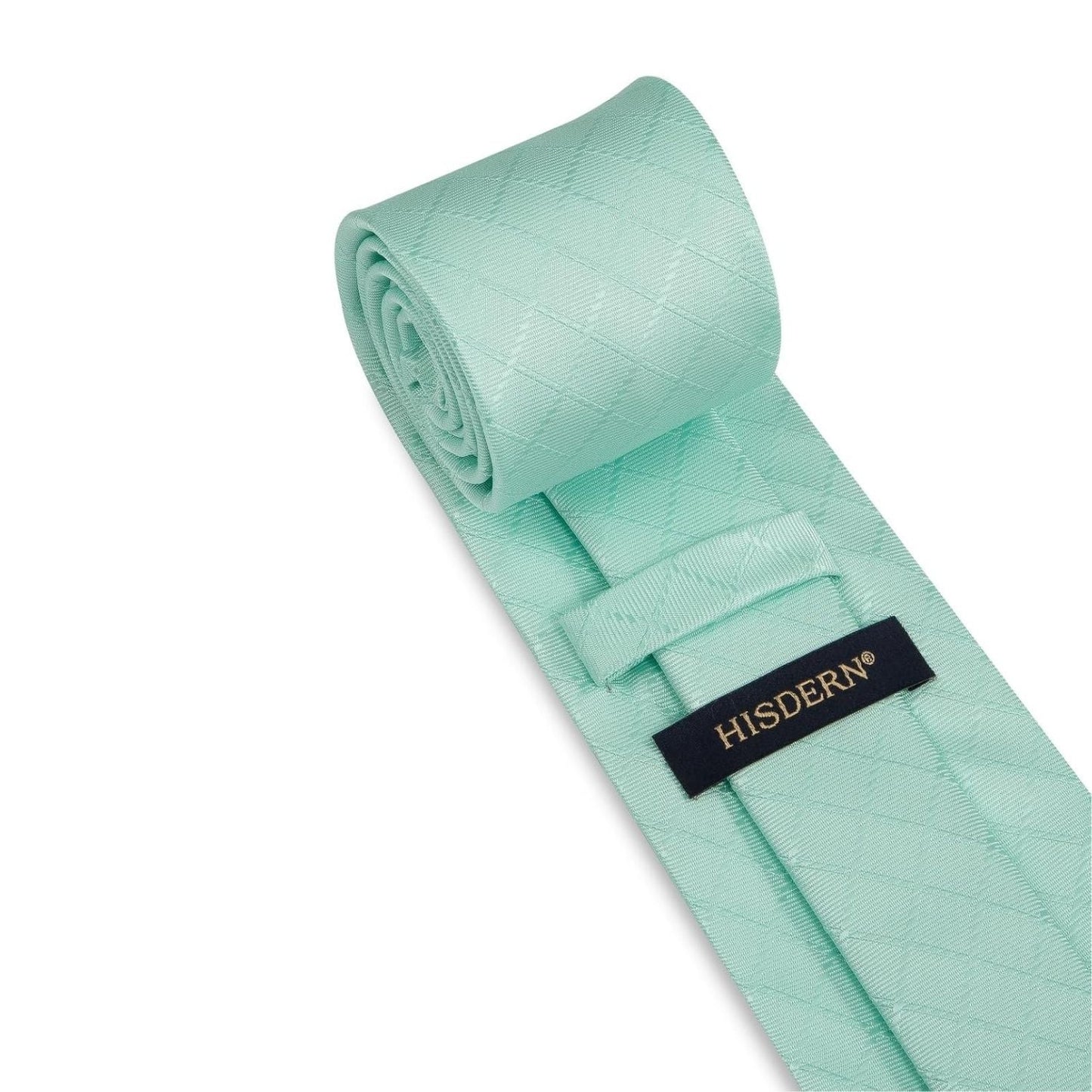 Hisdern Aqua Plaid Wedding Accessories Set