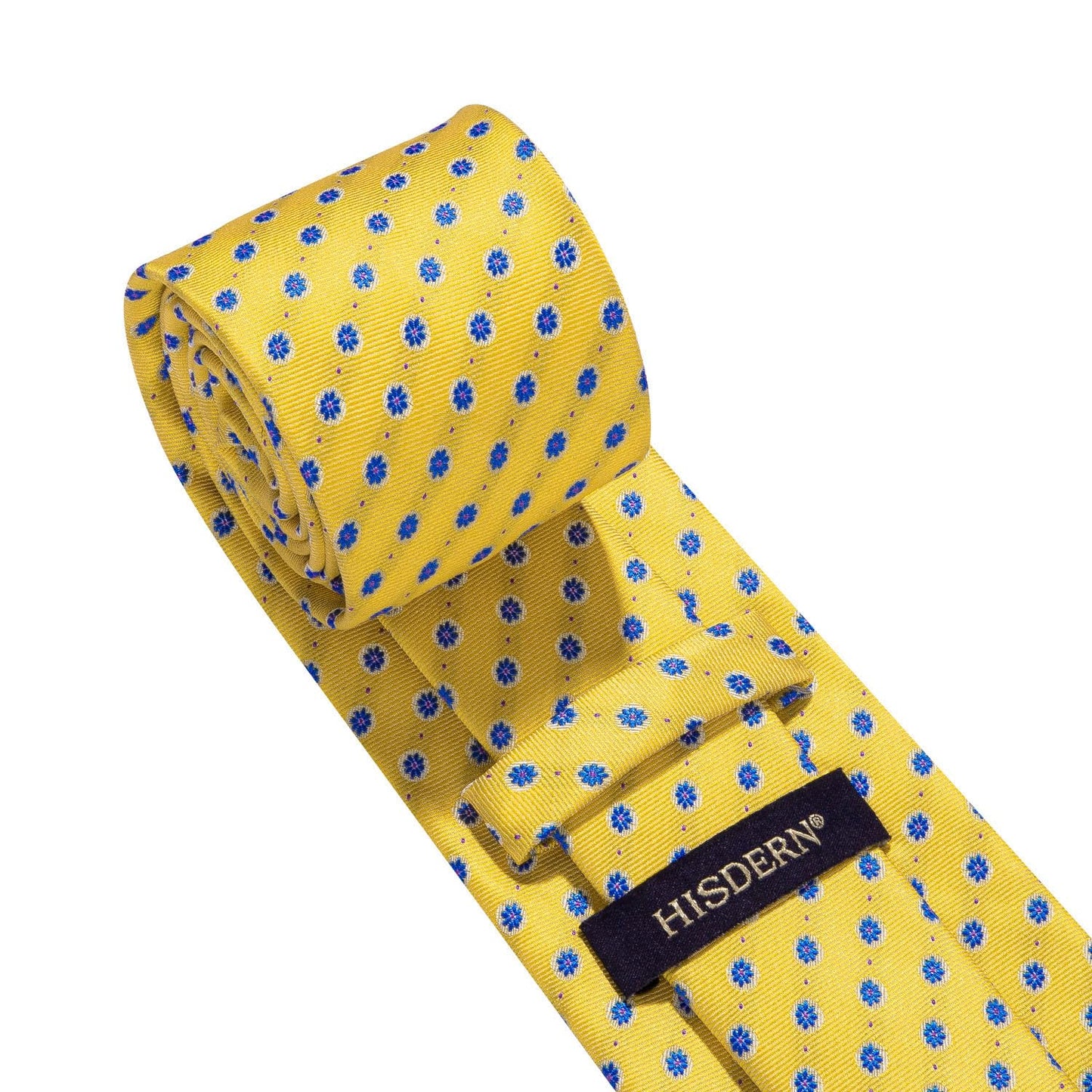Hisdern Yellow Floral Wedding Accessories Set