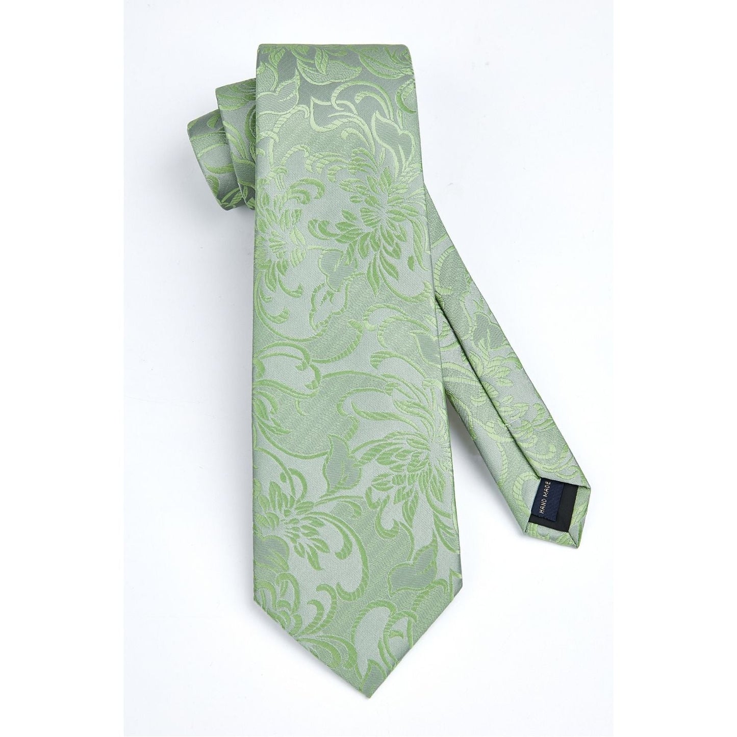 Hisdern Green Floral Wedding Accessories Set