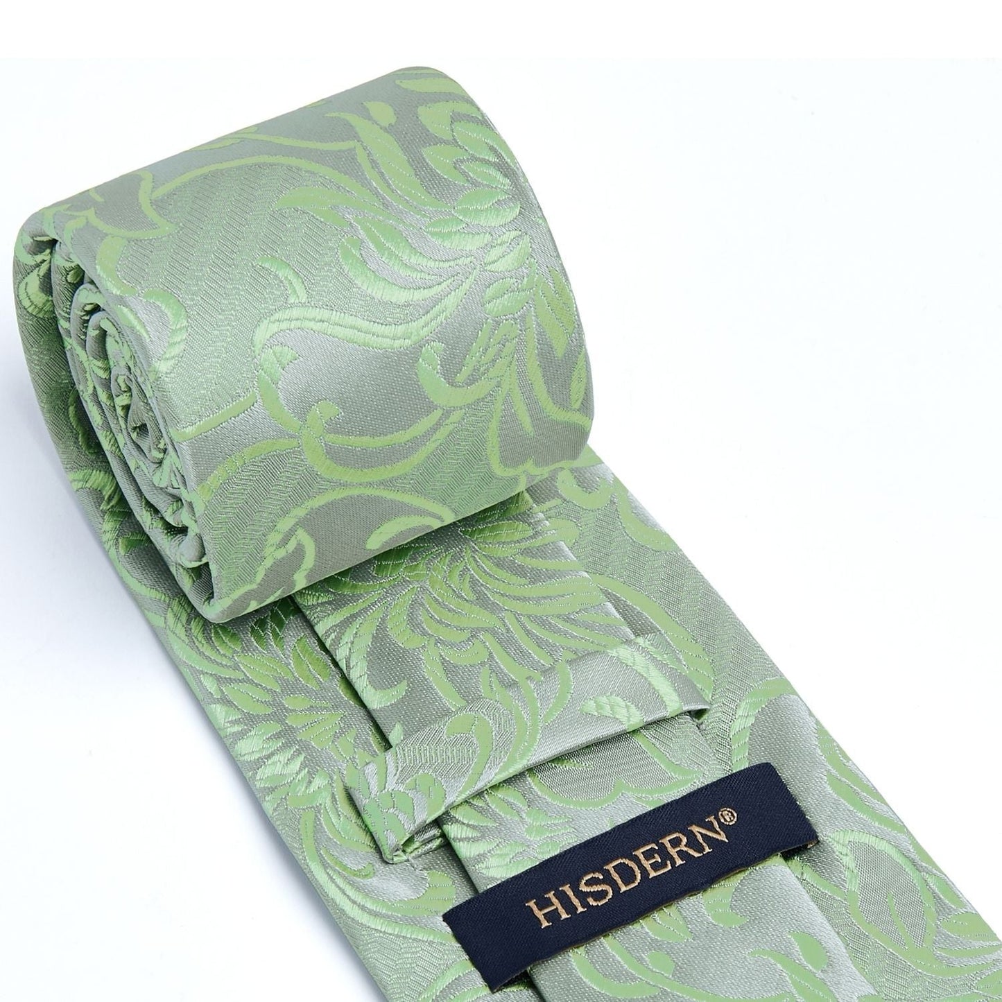 Hisdern Green Floral Wedding Accessories Set