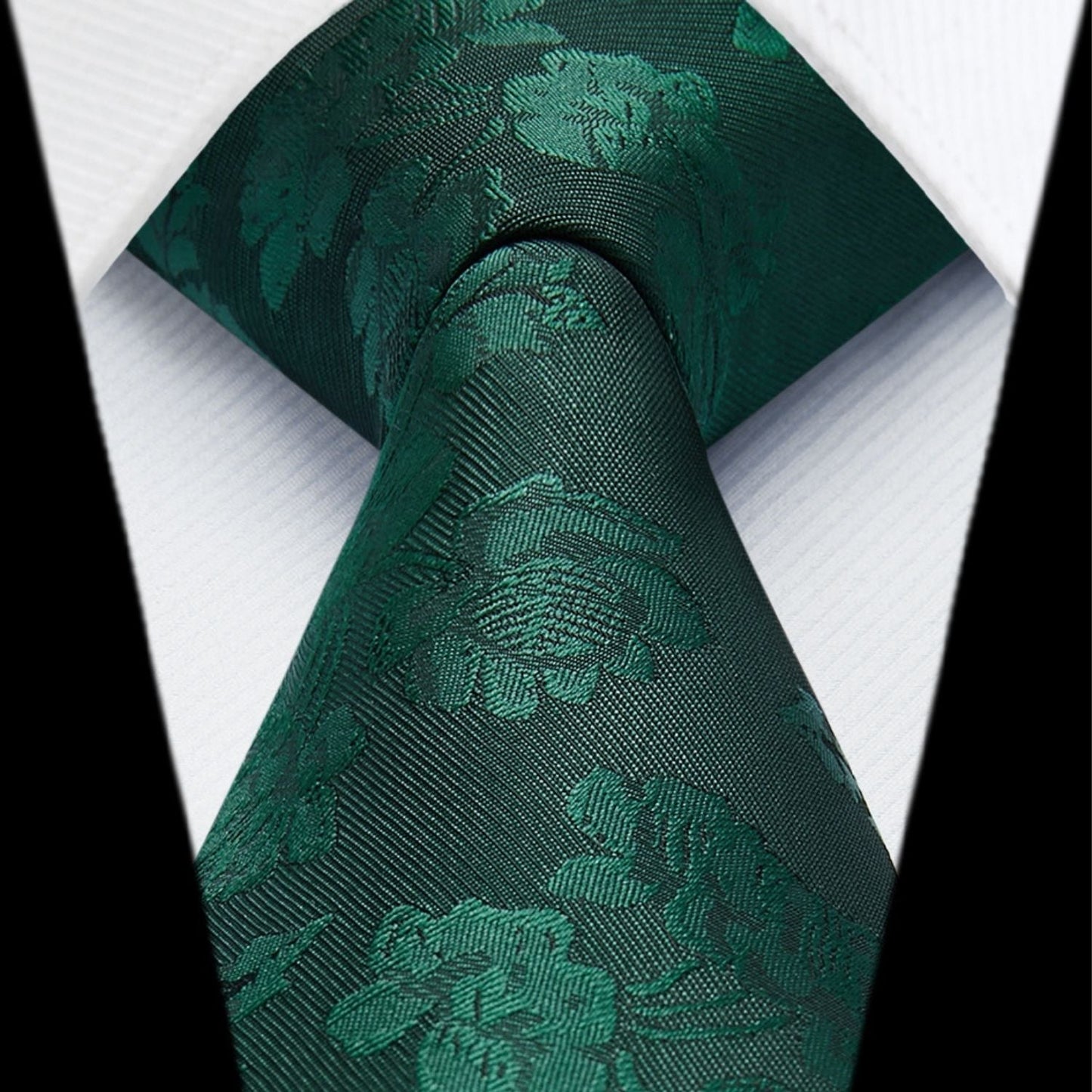 Hisdern Green Floral Wedding Accessories Set