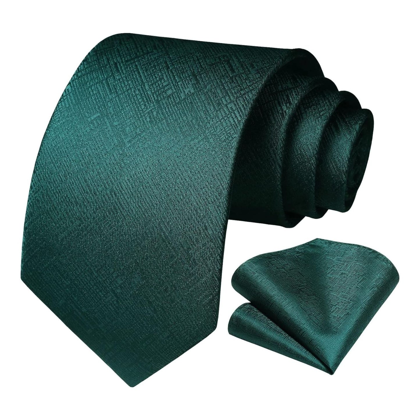 Hisdern Sage Green Houndstooth Wedding Tie Set