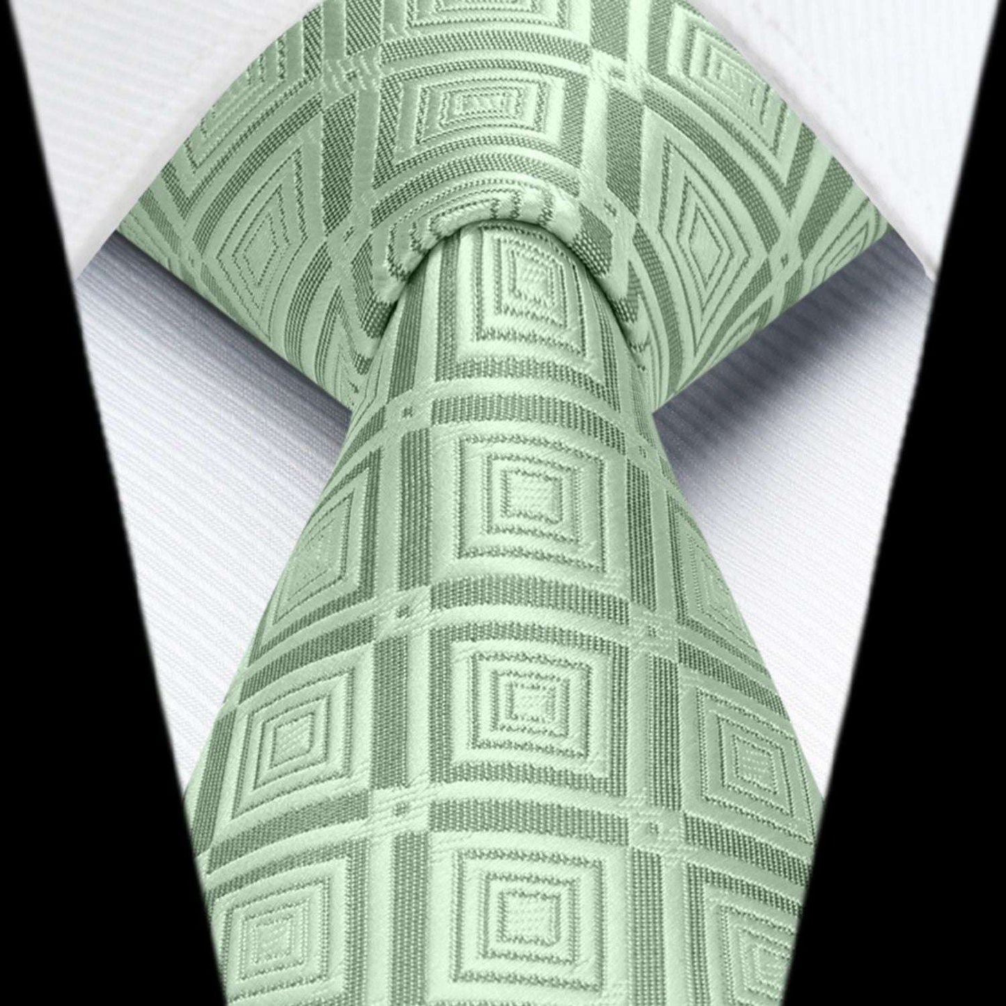 Hisdern Green Plaid Wedding Accessories Set