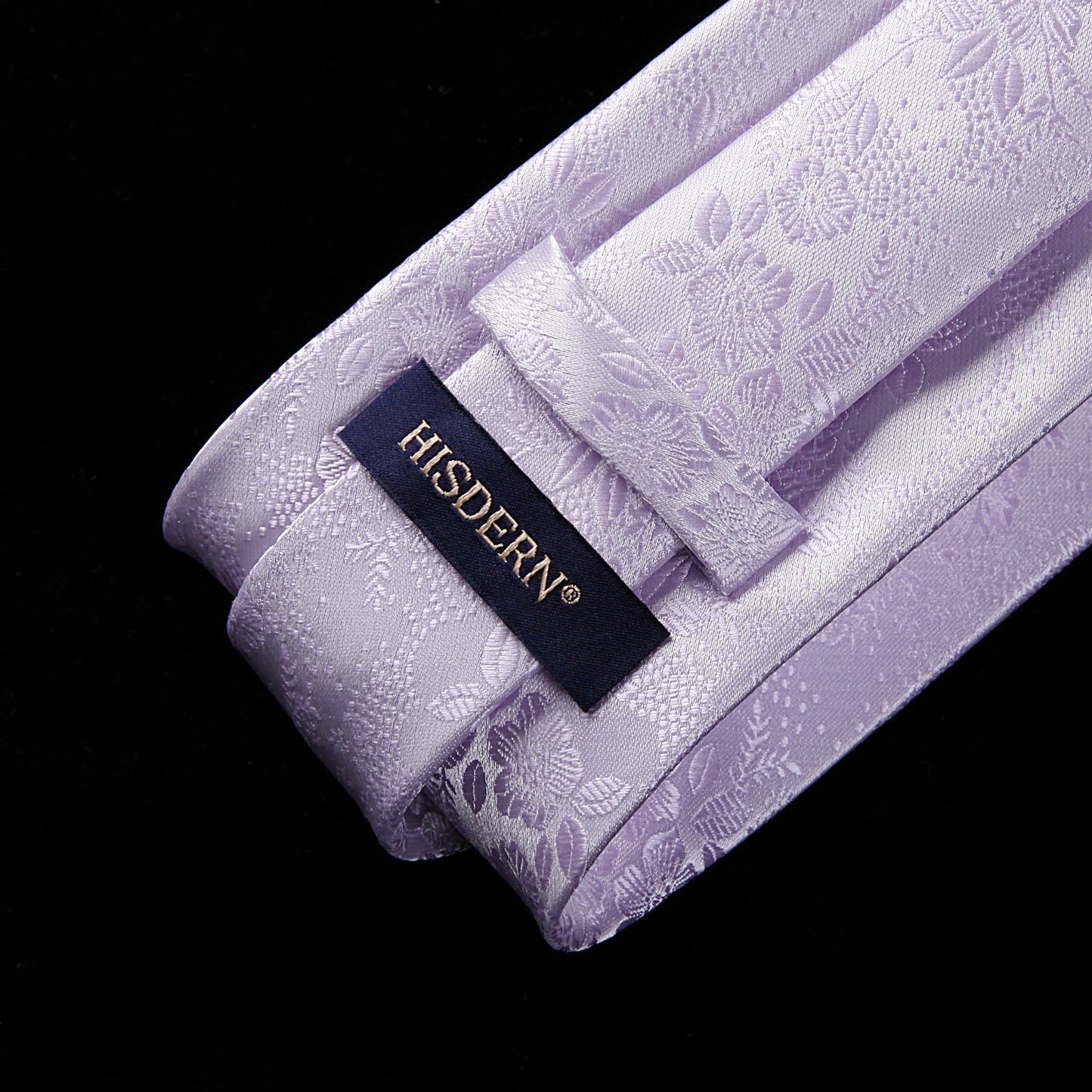 Hisdern Purple Floral Tie Set – Floral Tie & Pocket Square
