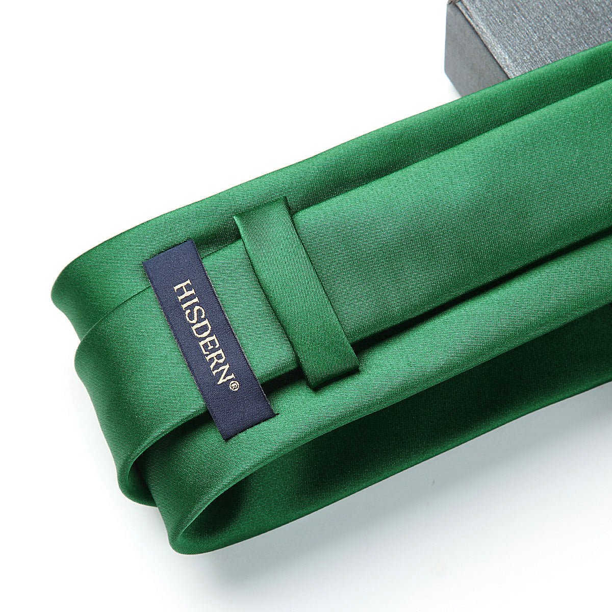 Hisdern Emerald Solid Business Tie Set