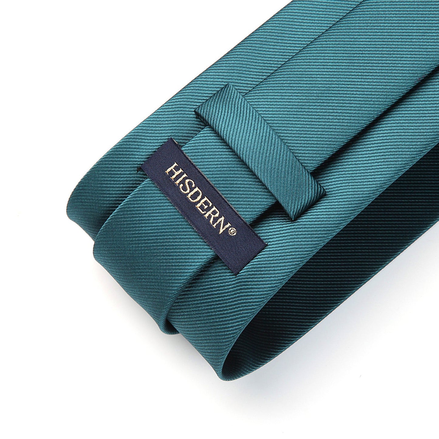 Hisdern Teal Green Solid Wedding Accessories Set With Clip