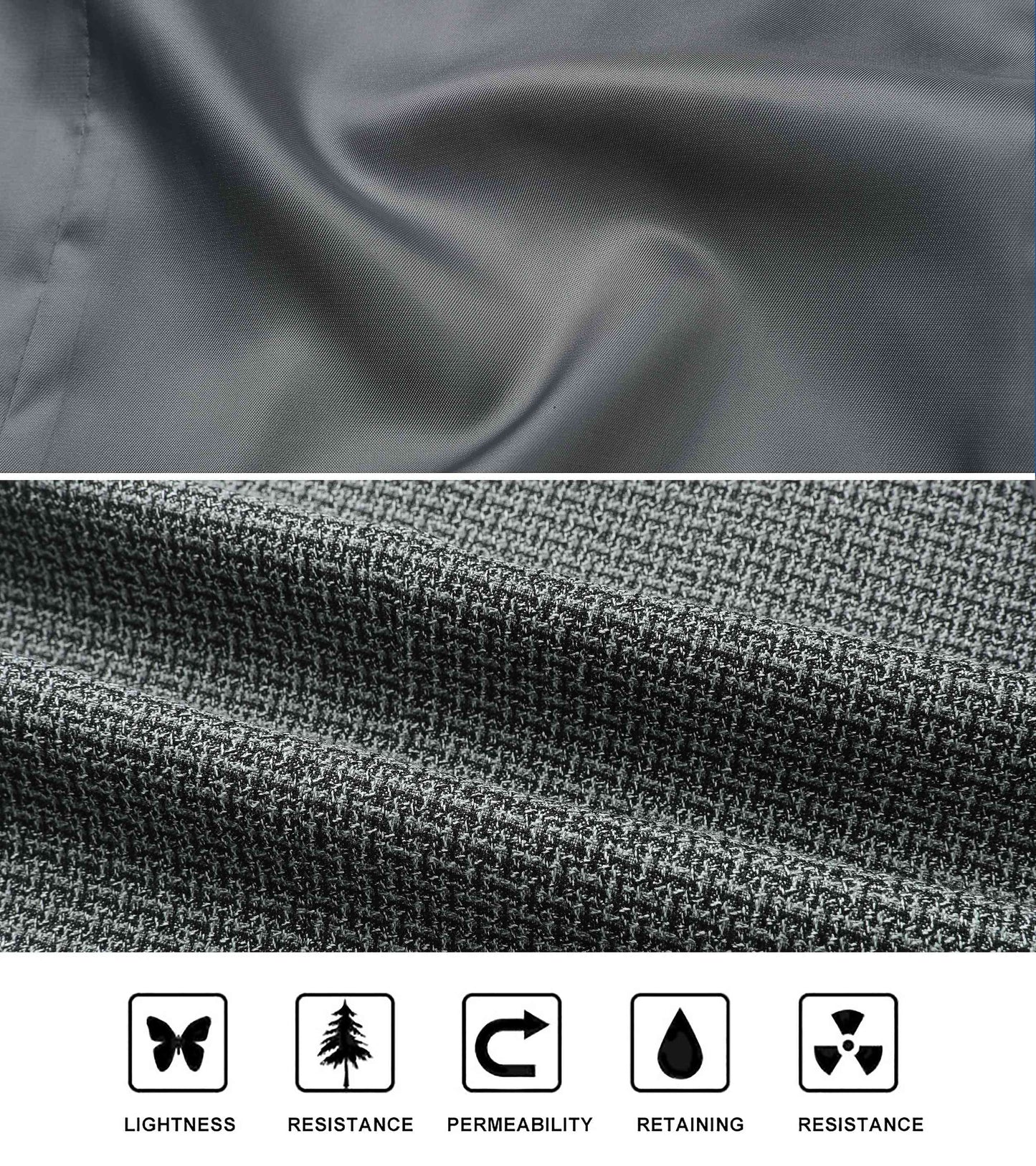 Hisdern Men's Grey Plaid Wedding Vest For Skinny Guys