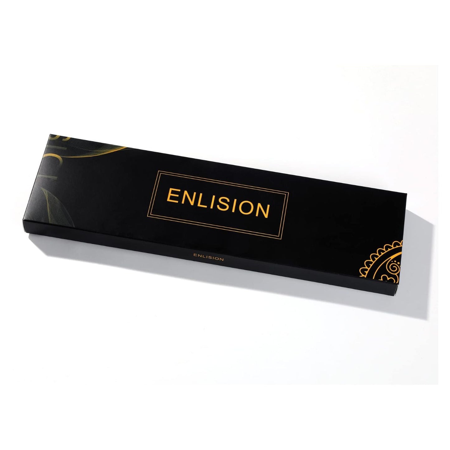Hisdern Navy Brown Striped Business Tie Set