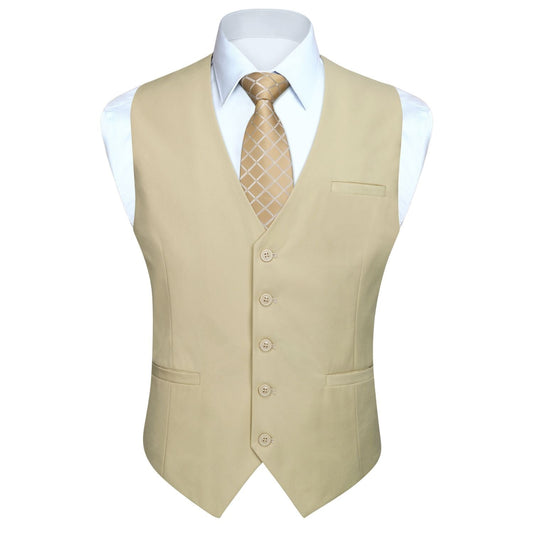 Men's Satin Suit Vest Formal Wear for Wedding Formal Wear