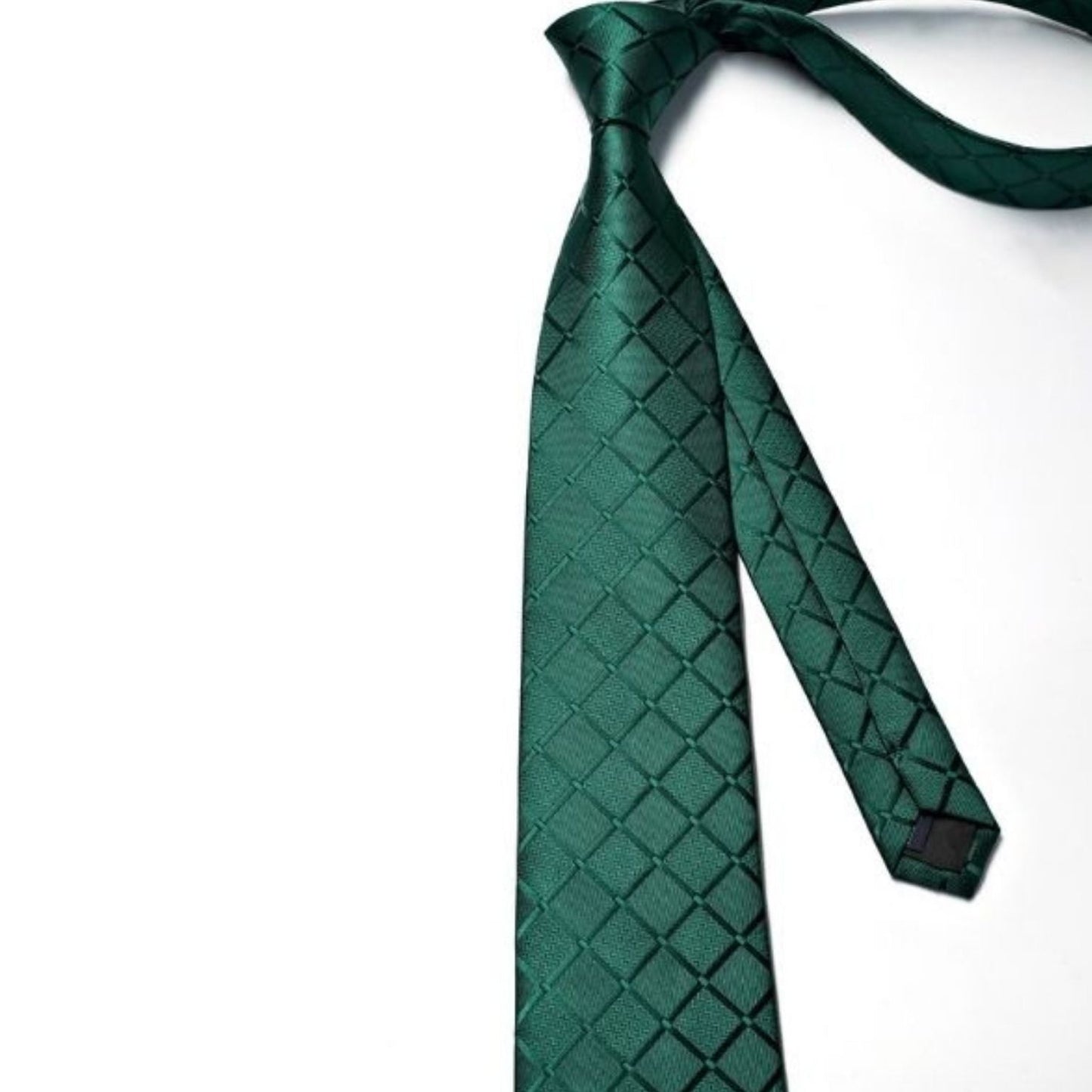 Hisdern Green Plaid Wedding Accessories Set