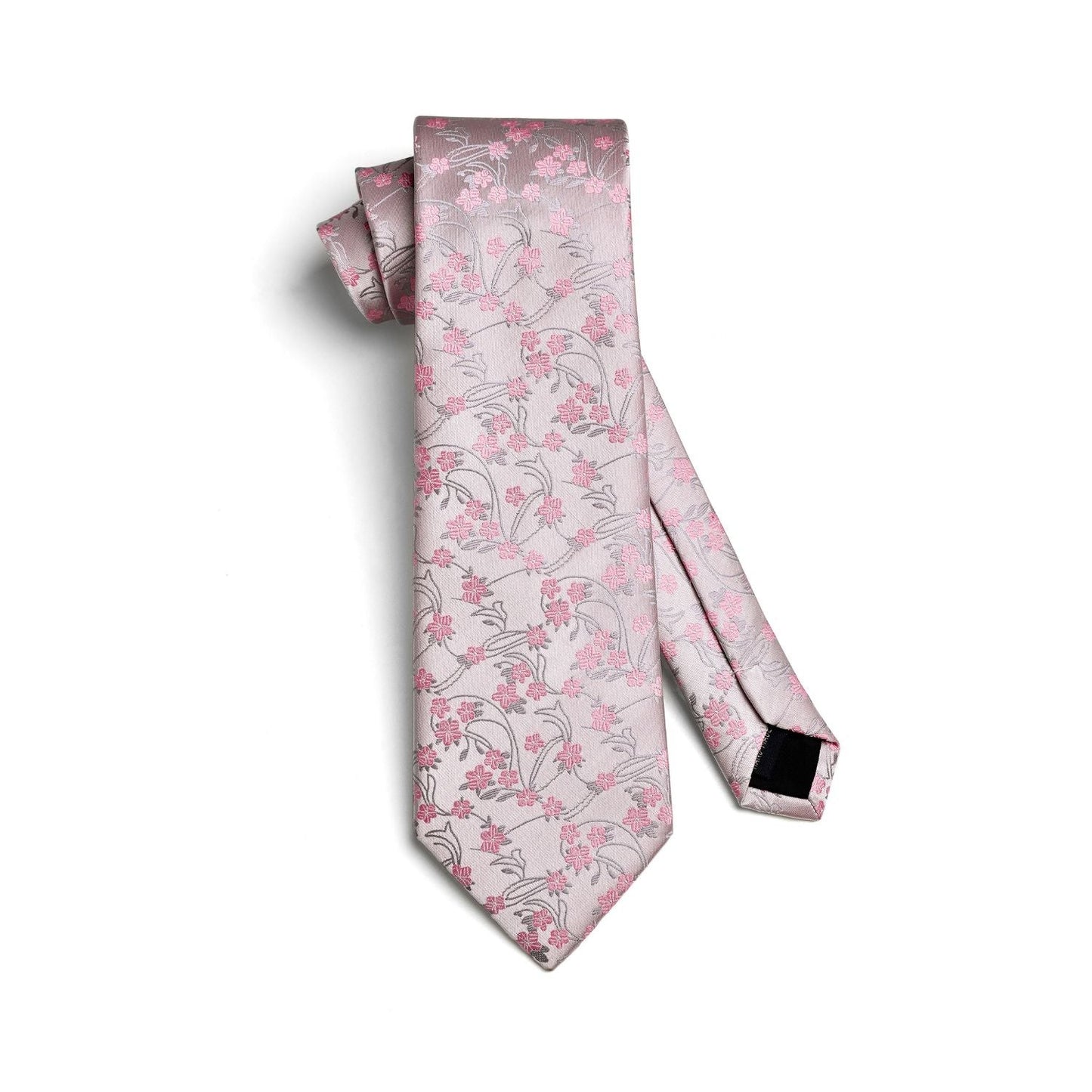 Hisdern Pink Floral Wedding Accessories Set
