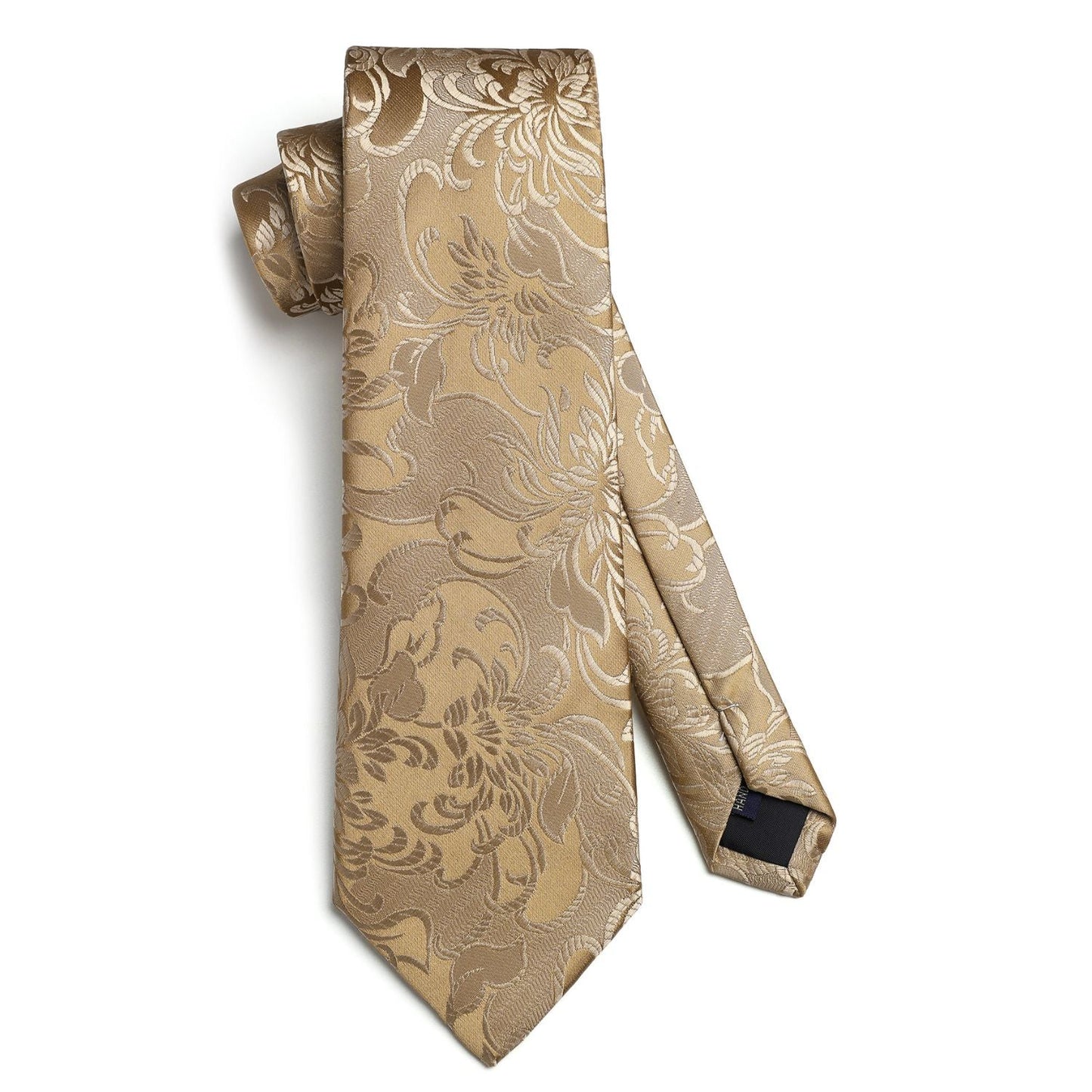 Hisdern Gold Floral Wedding Accessories Set