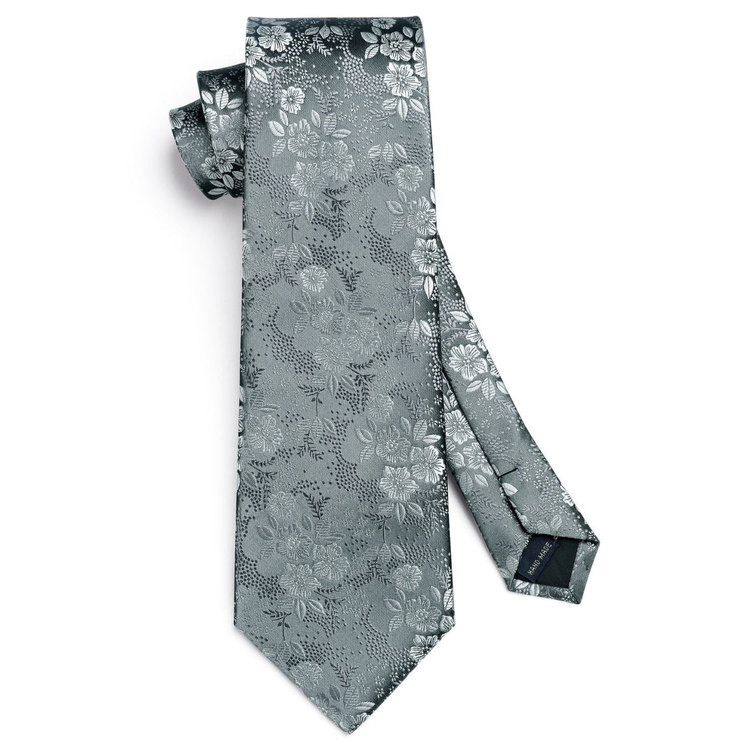 Hisdern Silver Floral Wedding Accessories Set