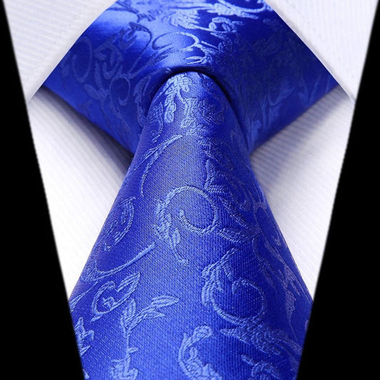 Hisdern Blue Floral Wedding Accessories Set