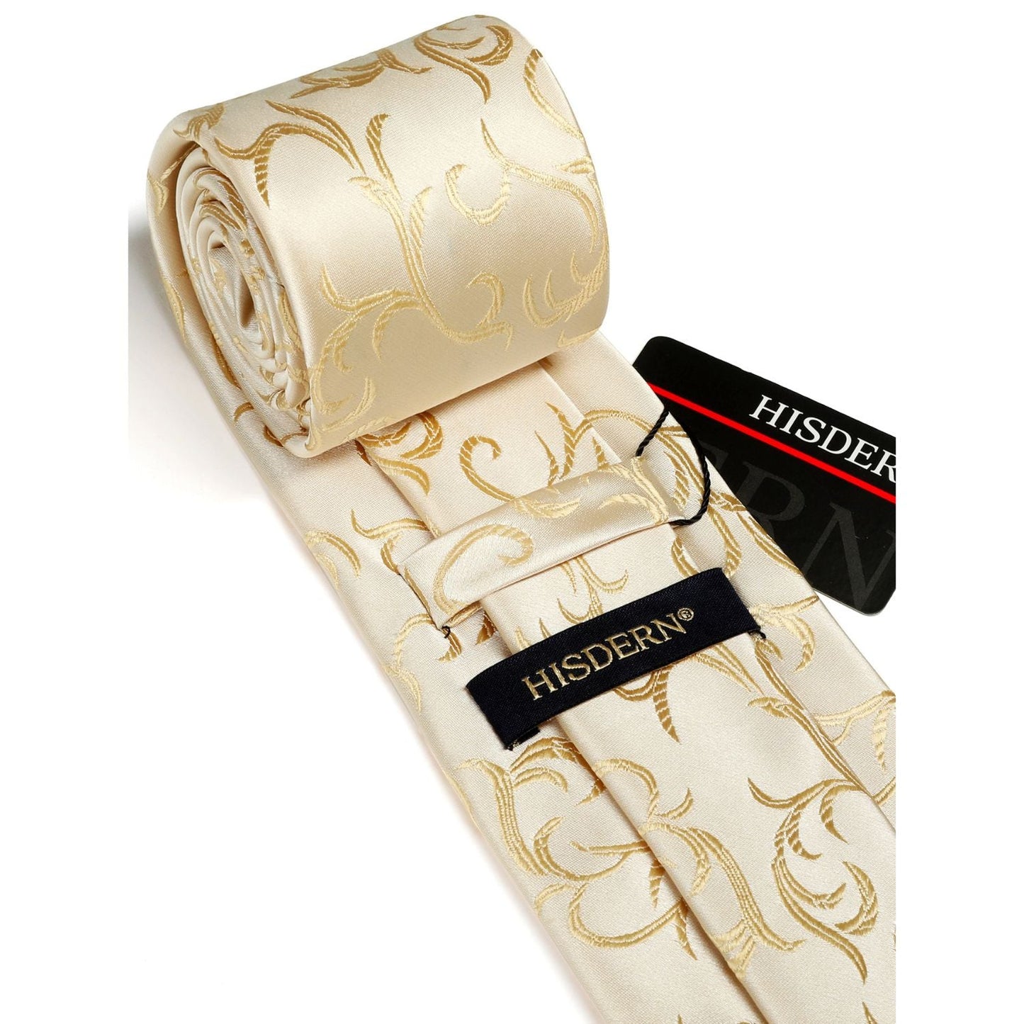 Hisdern Gold Floral Wedding Accessories Set