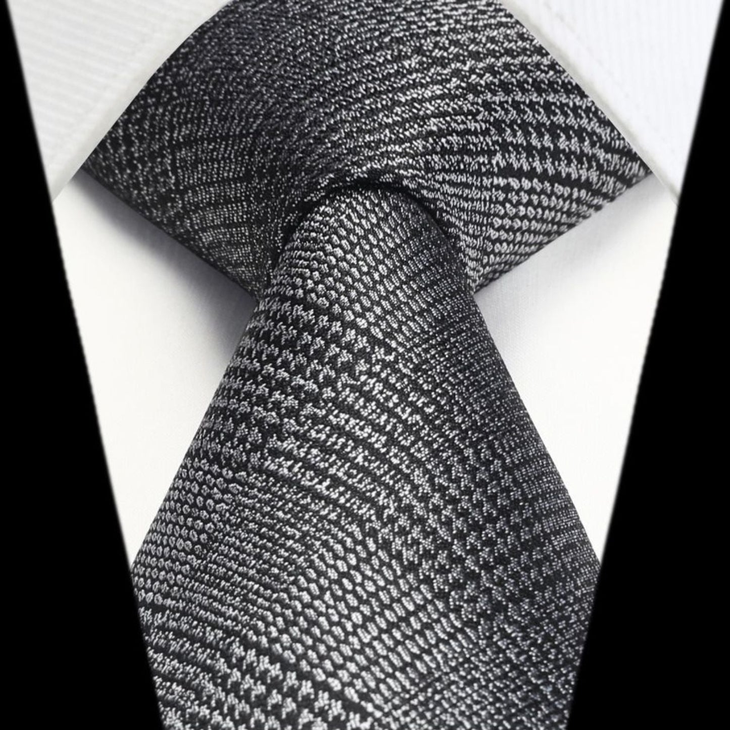 Hisdern Grey Glen Plaid Business Tie Set