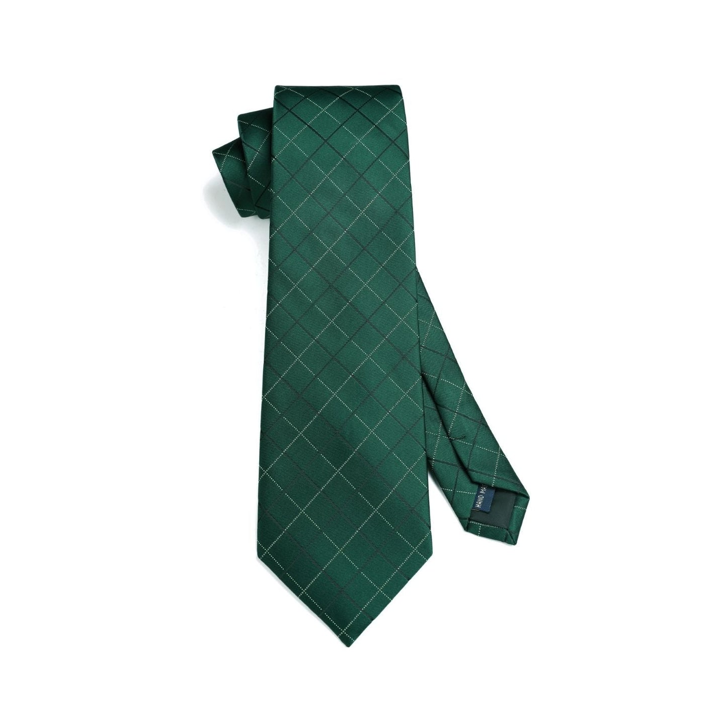 Hisdern Green Plaid Wedding Accessories Set