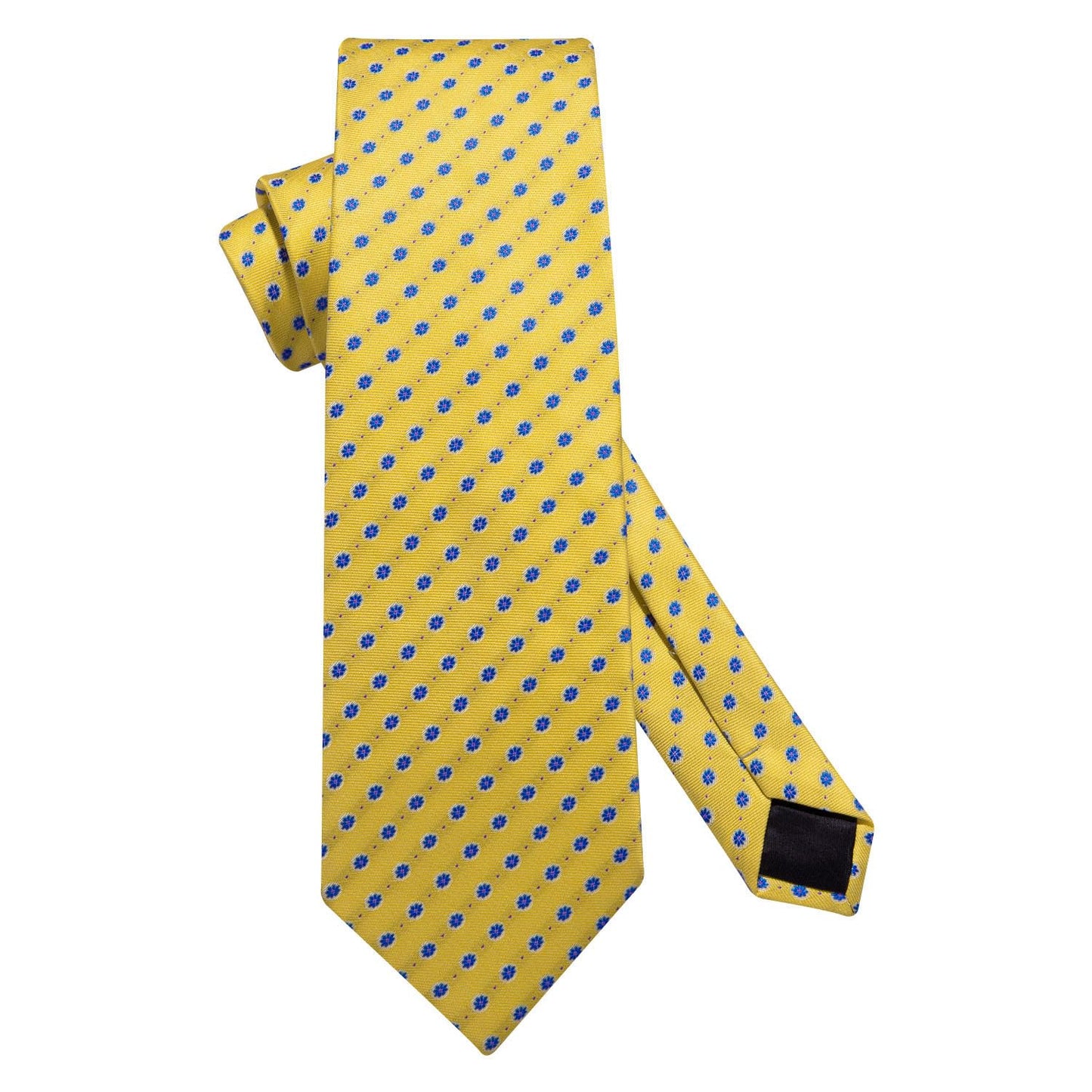 Hisdern Yellow Floral Wedding Accessories Set