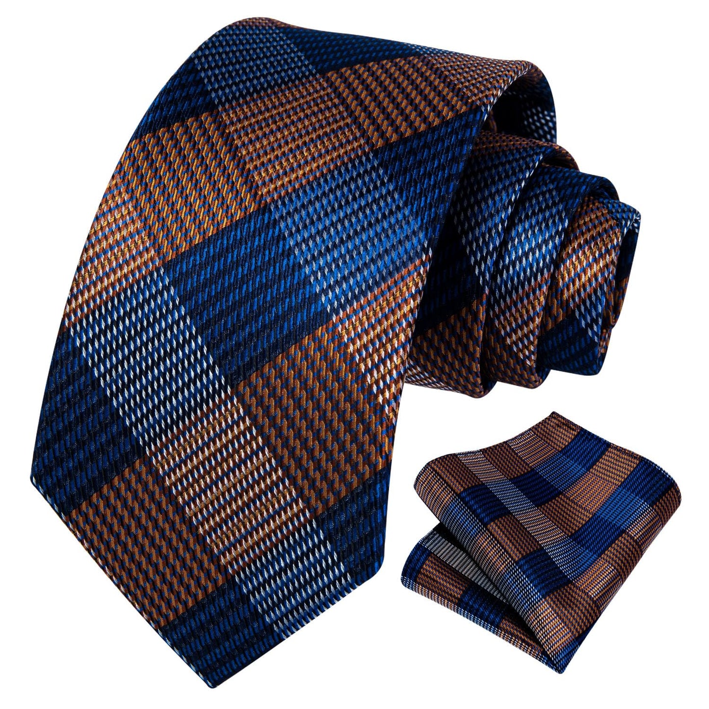 Hisdern Sage Green Houndstooth Wedding Tie Set