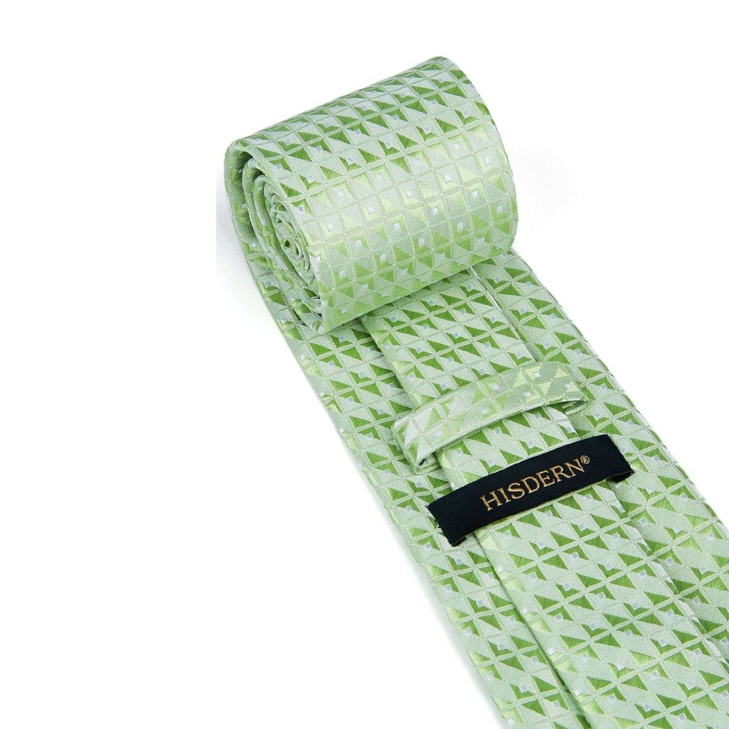 Hisdern Sage Green Plaid Wedding Accessories Set