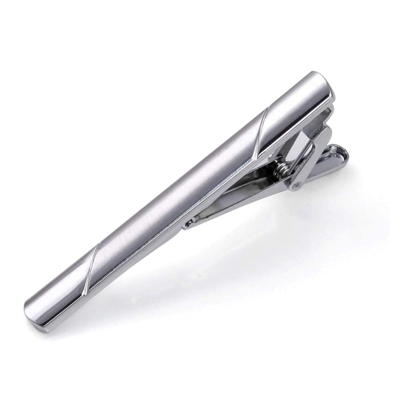 Hisdern Silver Solid Wedding Accessories Set With Clip