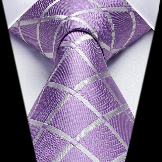 Hisdern Mavue Plaid Wedding Accessories Set