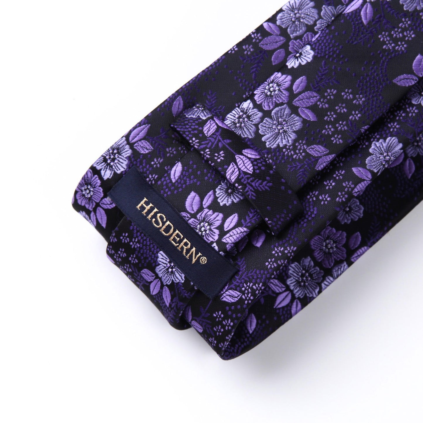 Hisdern Purple Floral Wedding Accessories Set
