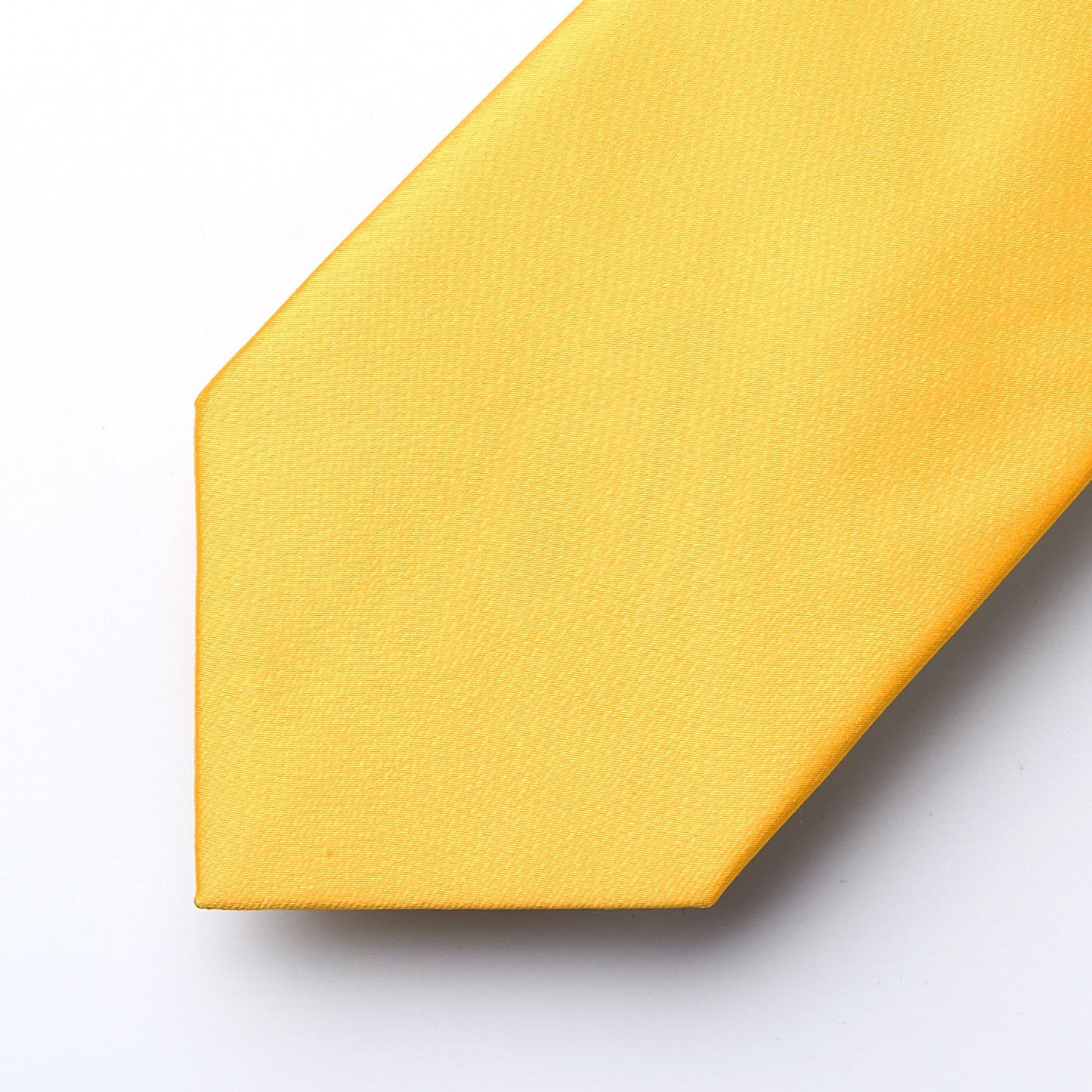 Hisdern Yellow Solid Men’s Tie Set for Formal & Wedding