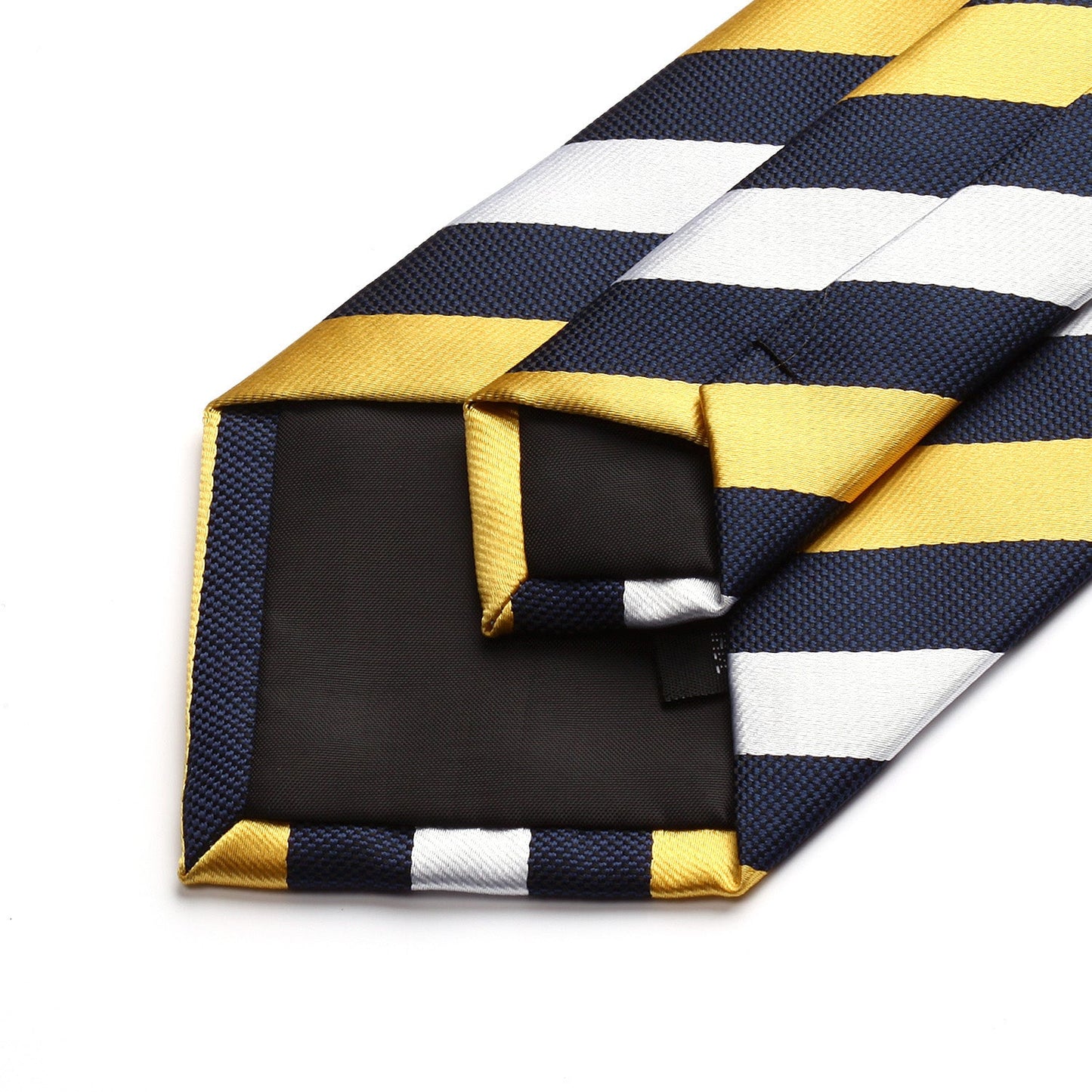 Hisdern Yellow Striped Business Tie Set