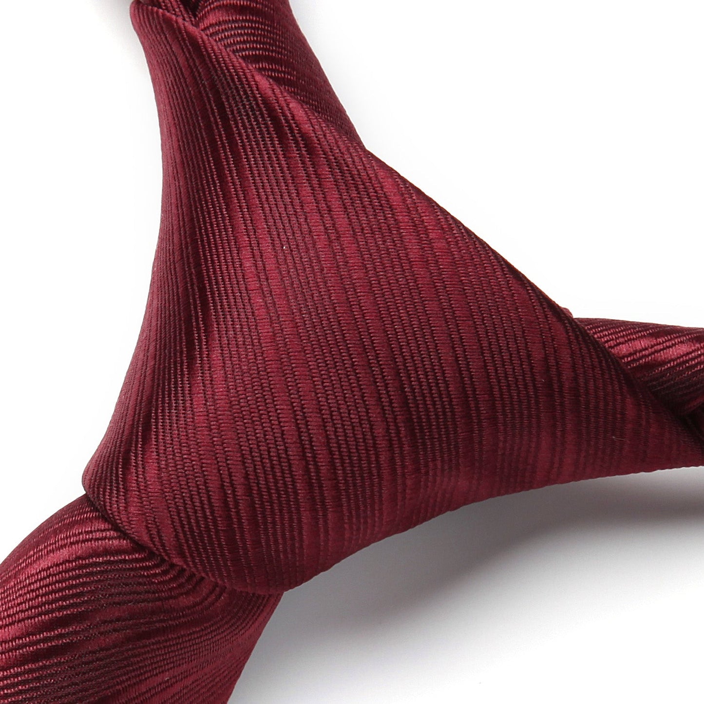 Hisdern Burgundy Striped Wedding Accessories Set
