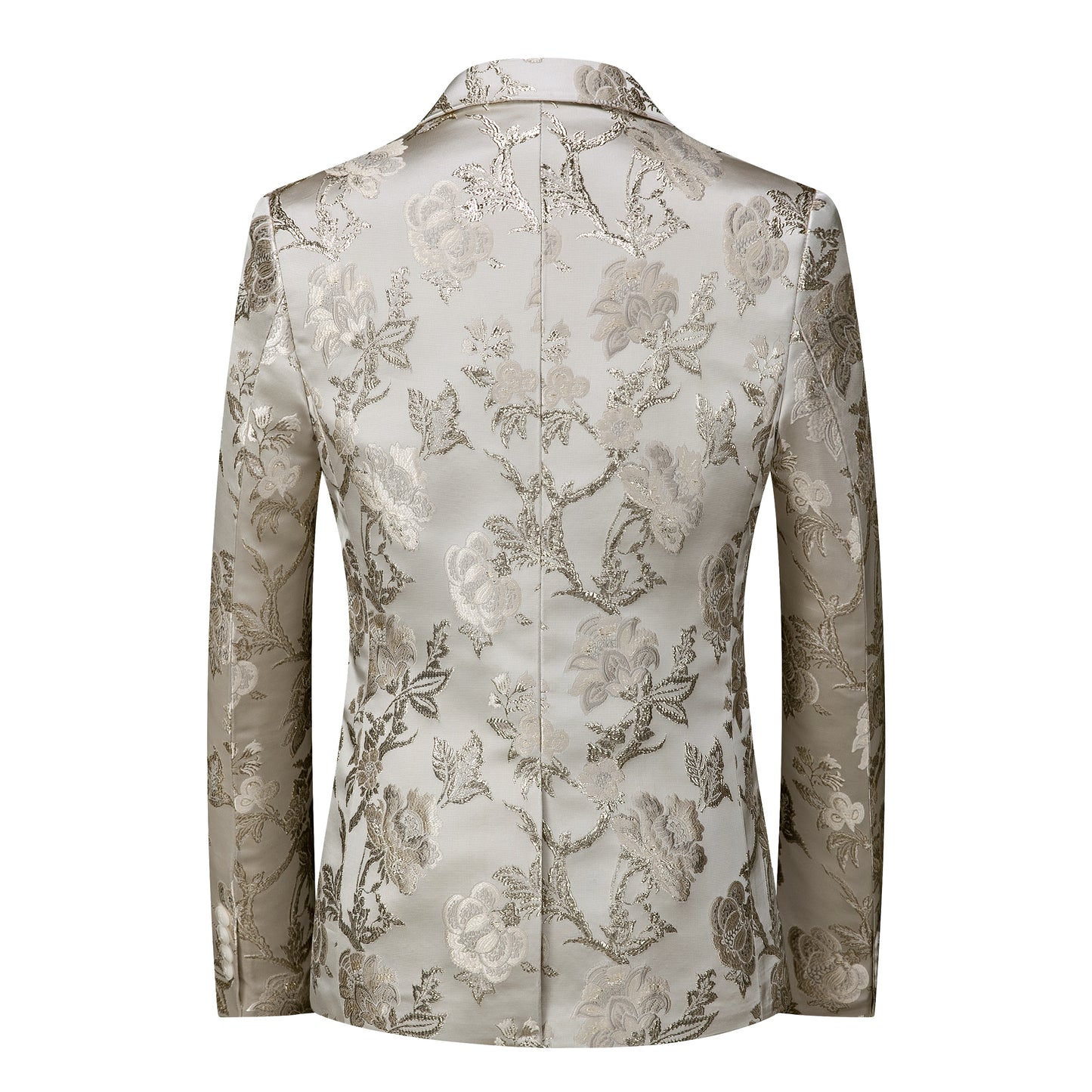 Men's Embroidered 2 Piece Suit White Color